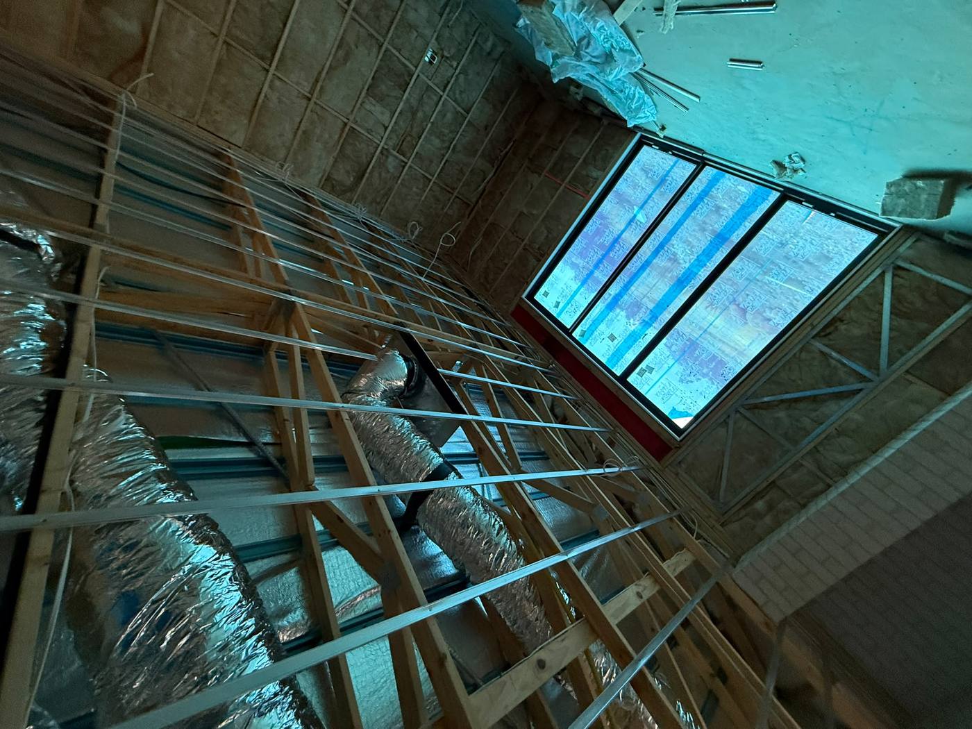 Flexible Duct Run Install, Whittlesea, VIC